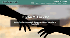Desktop Screenshot of johnericksonmd.com